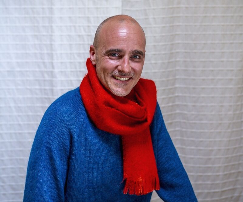 Petit écharpe tissée 25x140